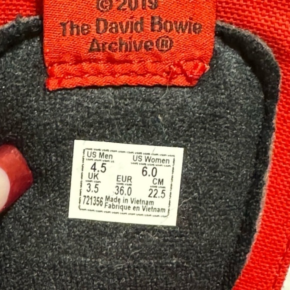 Vans Sk8-Hi Platform 2 David Bowie Ziggy Stardust Sneaker Size 6 Women - Picture 11 of 11